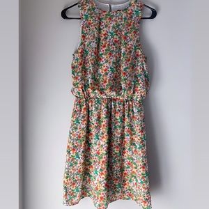 H&M Floral Short Sleeves Dress